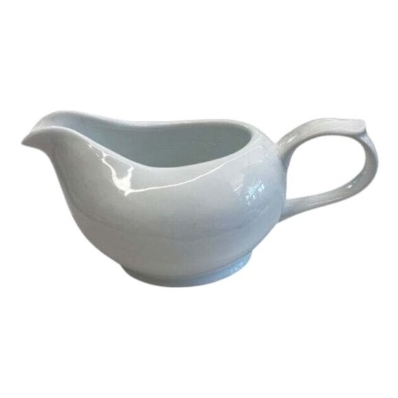 Danesco White Gravy Boat & Spoon Set - Picture 3 of 7